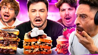 DESAFIO McResto  ACERTE OS INGREDIENTES  T3ddy e Brino REACT FELIPE NETO [upl. by Nnaxor]