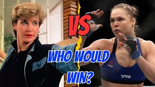 Cynthia Rothrock vs Ronda Rousey  Who Wins [upl. by Harlow249]