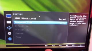 Samsung S24D390HL Menu System OSD [upl. by Aehcsrop]