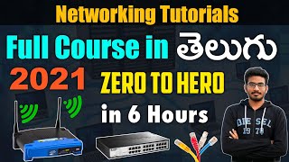 Computer Networking Full Course in One Video  Full Tutorial for Beginners to Expert TELUGU  2021 [upl. by Allin]