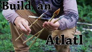 How to Build an Atlatl for hunting part 1 [upl. by Ayn119]