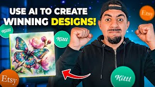 Boost Your Etsy Sales with Kittl Ai Designs TUTORIAL [upl. by Spracklen]