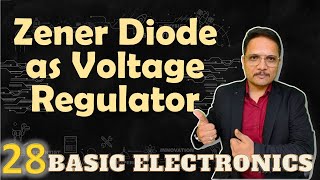 Zener Diode as Voltage Regulator  Parameters amp Example of Zener Diode as Voltage Regulator [upl. by Higgs]