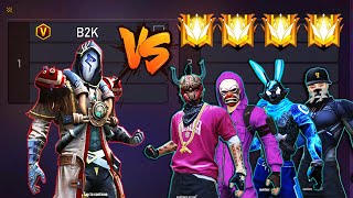 B2K VS 4 PRO LEGENDS  BORN2KILL VS 4 HEADSHOT PLAYERS [upl. by Sorac623]