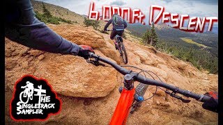 BREATHTAKING literally 6000 ft MTB DESCENT  The Singletrack Sampler [upl. by Baudoin400]