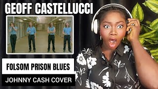 GEOFF CASTELLUCCI  FOLSOM PRISON BLUES JOHNNY CASH COVER REACTION😱 [upl. by Notelrac]