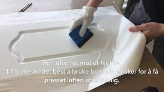 Kontaktplast på profilerte dører [upl. by Francesco]