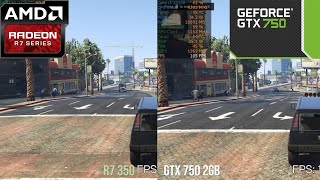 R7 350 vs GTX 750 [upl. by Adihsar]