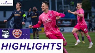 Dundee 23 Heart of Midlothian  Super Shankland Completes Hearts Comeback  cinch Premiership [upl. by Atihana]