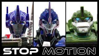 TRANSFORMERS PRIME Stop Motion COMPILATION APC TOYS [upl. by Hennahane]