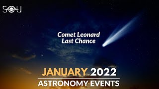 Top Astronomy Events In January 2022  Comet Leonard  Wolf Moon  Space [upl. by Meade]