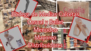 Bodega de Medias Calcetas y corseteria Mexicana Camelia menudeo mayoreo y distribuidores [upl. by Norri]