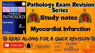 Myocardial Infarction  Pathology Exam revision series Study notes [upl. by Enitnelav264]