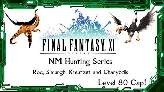 FFXI  NM Hunting Series  Roc Simurgh Kreutzet and Charybdis  Level 80 Cap [upl. by Yboc]