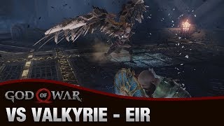 GOD OF WAR  Defeating Valkyrie 3  Eir [upl. by Hartill]