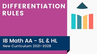 Differentiation Rules IB Math AA SLHL [upl. by Studley]