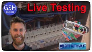 LIVE Electrical Testing External Earth Fault Loop Impedance Ze PFC PEFC amp PSCC [upl. by Noffets]