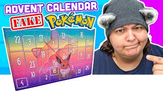 I Bought FAKE Pokemon Advent Calendar For 15 [upl. by Eiuol]