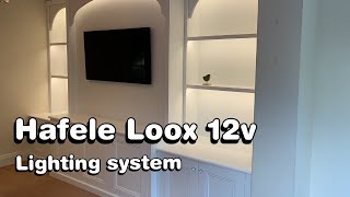 Large Media Unit featuring the Hafele Loox 12v Lighting System [upl. by Ahsitil]