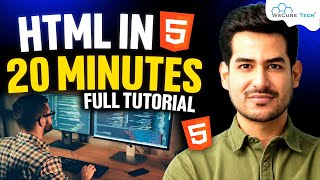 Learn HTML 5 in 20 Minutes and Create Your First Webpage  HTML Basics For Beginners [upl. by Thisbee]