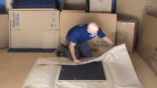 How To Pack Pictures and Glass  MoversMovingNET [upl. by Dranyer52]