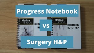 Surgery H amp P vs Progress Template Notebook  Medical Basics Review [upl. by Wheelwright]