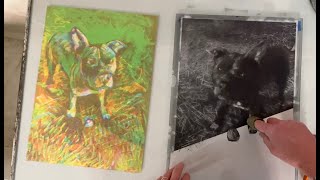 CMYK Subtractive Monotype Printmaking [upl. by Market]