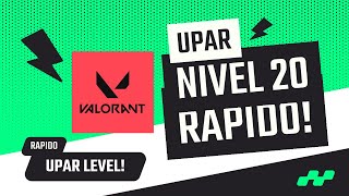 Como obter o LVL 20 RÁPIDO no Valorant 2024  ATUALIZADO [upl. by Assirat]