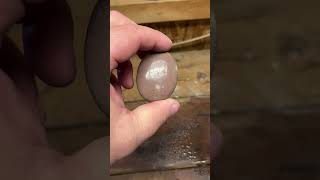 Polishing Sandstone 😳 lapidarist michiganrocks sandstone rockpolishing rockhound [upl. by Parnas]