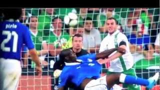 Mario Balotelli Golazo  Italy v Ireland Euro 2012 [upl. by Munford771]