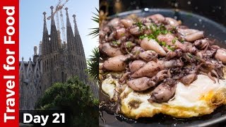 Barcelona Food Tour at LA BOQUERIA and Sagrada Familia  Barcelona Spain Travel Guide [upl. by Htebazil509]