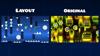 Deimos  by ItsHybrid  Layout vs Original  Geometry Dash [upl. by Venterea]