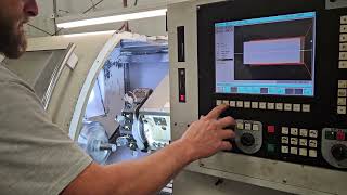 milltronics cnc lathe operation [upl. by Seem]