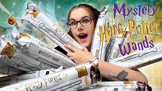 I BOUGHT 12 HARRY POTTER MYSTERY WANDS [upl. by Eynenihc]