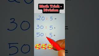 Math Trick  Division  Interesting Math Tricks maths division shorts matemática mathstricks [upl. by Chaddie914]