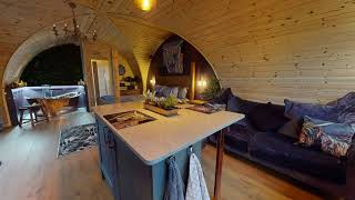 Bluebell  An ultra luxury Glamping Pod with outdoor oasis and private hot tub [upl. by Kathlin]