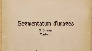 Cours de traitement d’images  Principe de segmentation dimages [upl. by Ashley888]