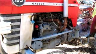 Massey Ferguson 165 Idling [upl. by Minni]