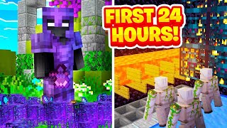 The 1 Minecraft Factions RICHEST First 24 Hours INSANE [upl. by Nilahs]