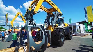 Ligna Holzmesse 2017 Forstmaschinen Sägewerke und CNCFräsen [upl. by Ianej793]