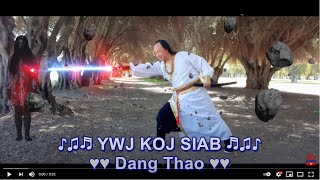 YWJ KOJ SIAB Karaoke by Dang Thao [upl. by Ellohcin614]