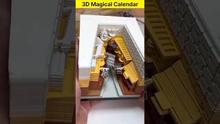 3D Magical Calendar📅 shorts viral [upl. by Akimik923]