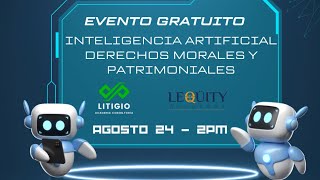 INTELIGENCIA ARTIFICIAL DERECHOS MORALES Y PATRIMONIALES [upl. by Emawk]