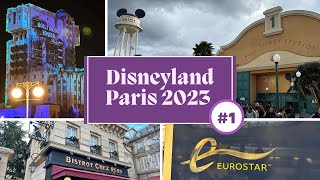 Disneyland Paris 2023  Day 1  Travel Day Bistrot Chez Remy amp Avengers Power of the Night [upl. by Accber]