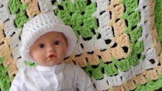 Bernat Baby Blanket  From the Middle Part 2 [upl. by Llywellyn118]