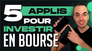 5 Applications GRATUITES Pour INVESTIR EN BOURSE en 2022 [upl. by Hna]