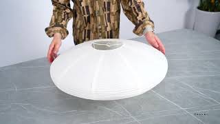 How To Install Rice Paper 15A Pendant Light [upl. by Llerdnad700]