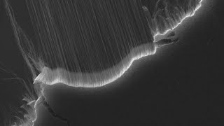 Electron microscope animation Carbon nanotubes pulled into thread [upl. by Oicnoel718]