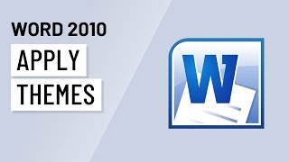 Word 2010 Applying Themes [upl. by Ayalahs]