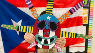 How to make Puerto Rican Vejigante Mask [upl. by Helas]